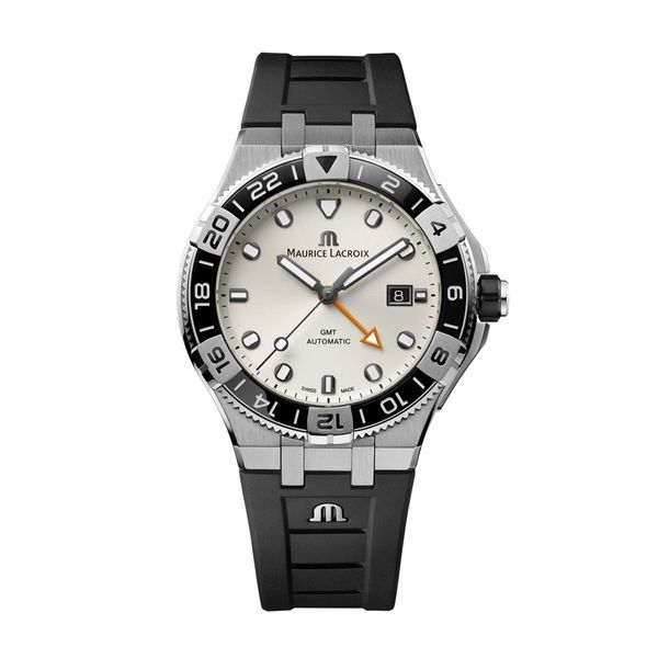 Maurice Lacroix Watch AIKON Venturer GMT 43mm AI6158-SS00F-130-A Image 3 Mollys Jewelers Brooklyn, NY