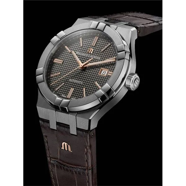 Maurice Lacroix Watch AIKON Automatic 42mm AI6008-SS001-331-1 Image 2 Mollys Jewelers Brooklyn, NY