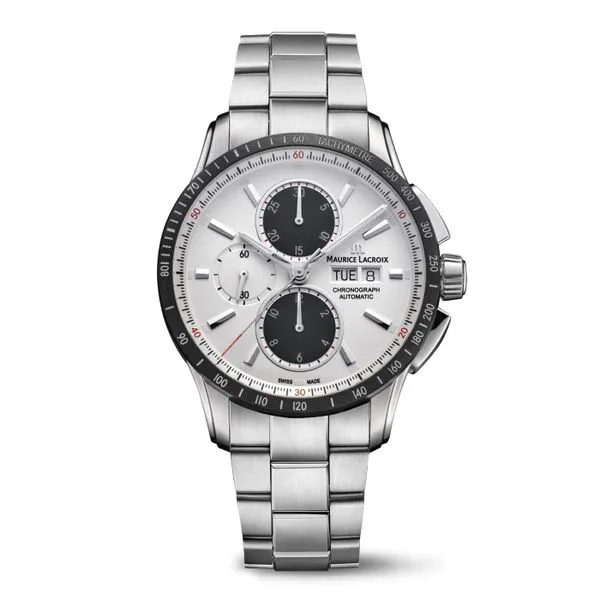 Maurice Lacroix Watch Pontos Chronograph 43mm PT6038-SSL22-130-1 Image 2 Mollys Jewelers Brooklyn, NY