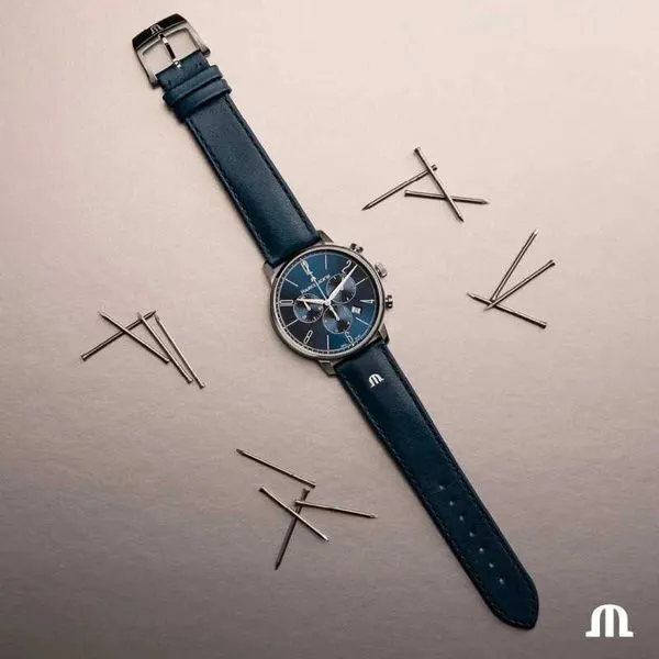 Maurice Lacroix Watch ELIROS Chronograph 40mm EL1098-SS001-420-4 Image 2 Mollys Jewelers Brooklyn, NY