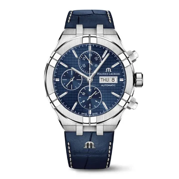 Maurice Lacroix Watch AIKON Automatic Chronograph 44mm AI6038-SS002-430-1 Image 2 Mollys Jewelers Brooklyn, NY