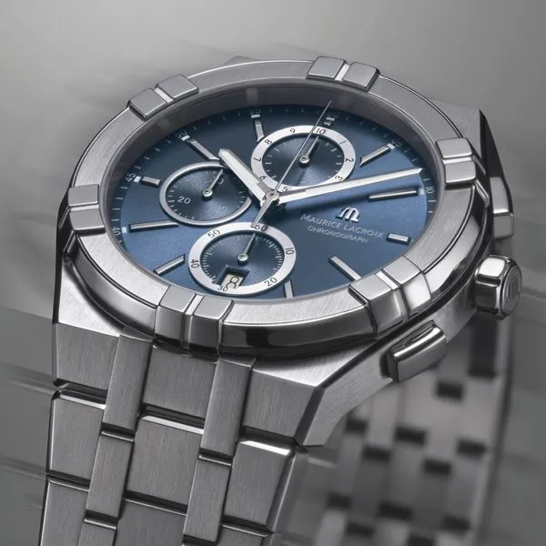 AIKON QUARTZ CHRONOGRAPH AI1118-SS002-430-1 Image 4 Mollys Jewelers Brooklyn, NY