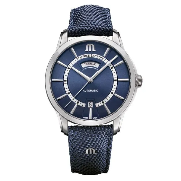 Maurice Lacroix Watch Pontos Day Date 41mm PT6358-SS00H-431-C Image 2 Mollys Jewelers Brooklyn, NY