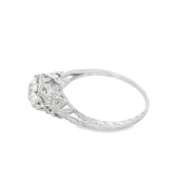 Vintage Platinum Diamond Engagement Ring 100-00845 Image 2 Monarch Jewelry Winter Park, FL