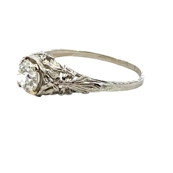 Vintage Platinum Diamond Engagement Ring 100-00845 Image 5 Monarch Jewelry Winter Park, FL