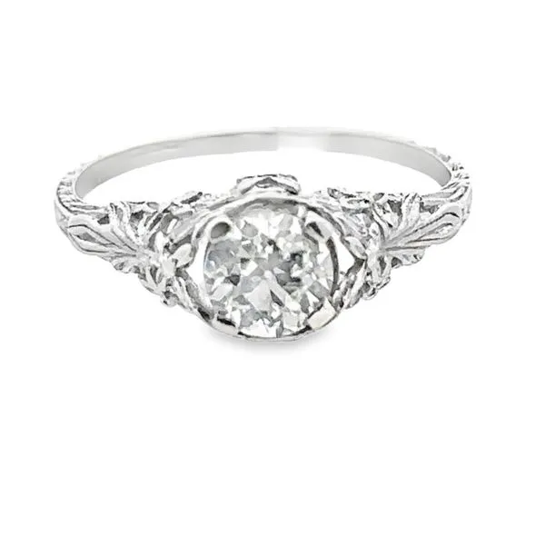 Vintage Platinum Diamond Engagement Ring 100-00845 Monarch Jewelry Winter Park, FL