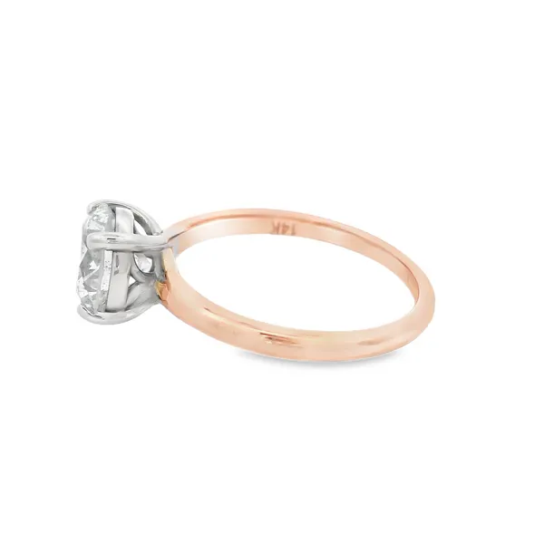 Rose Gold Solitaire Engagement Ring with 1.40ct Diamond Image 2 Monarch Jewelry Winter Park, FL