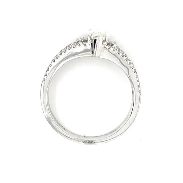 White Gold Fashion Engagement Ring with 1.19cttw Diamonds Image 3 Monarch Jewelry Winter Park, FL