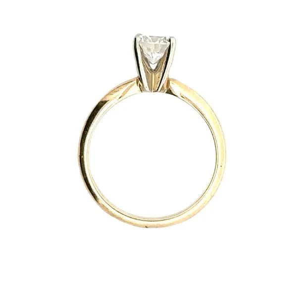 14 Karat Yellow Estate - Art Nouveau Engagement Ring set with a Round Diamond 100-01050 Image 3 Monarch Jewelry Winter Park, FL