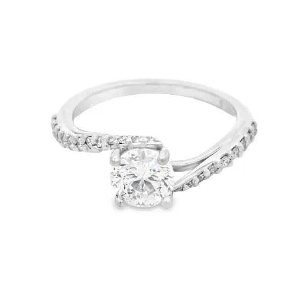 Diamond Swirl Engagement Ring Monarch Jewelry Winter Park, FL