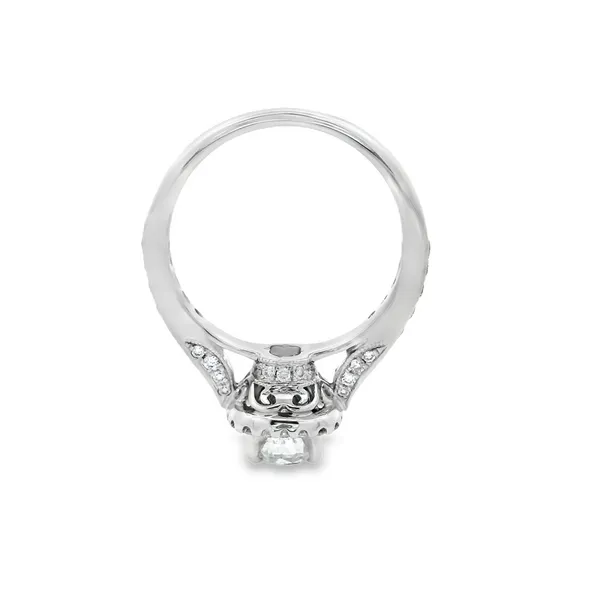 14 Karat White Halo Gabriel and Co Engagement Ring set 100-01109 Image 4 Monarch Jewelry Winter Park, FL