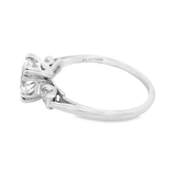 Platinum 1.55ct Round Engagement Ring 100-01113 Image 2 Monarch Jewelry Winter Park, FL