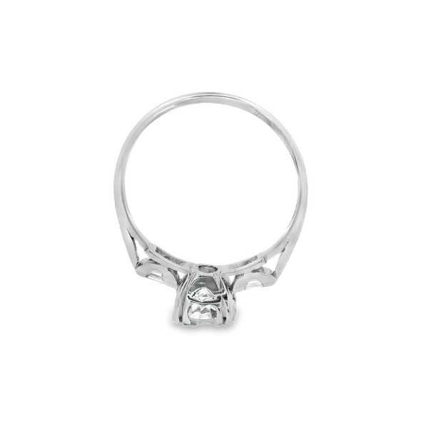 Platinum 1.55ct Round Engagement Ring 100-01113 Image 4 Monarch Jewelry Winter Park, FL