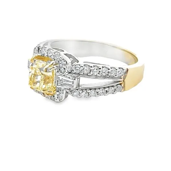 18KTT 1.52ct Yellow Diamond Ring 100-01119 Image 2 Monarch Jewelry Winter Park, FL