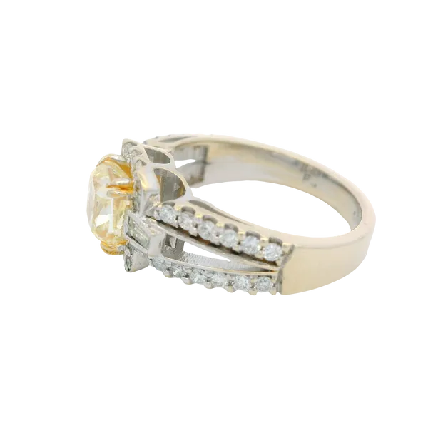 18KTT 1.52ct Yellow Diamond Ring 100-01119 Image 2 Monarch Jewelry Winter Park, FL