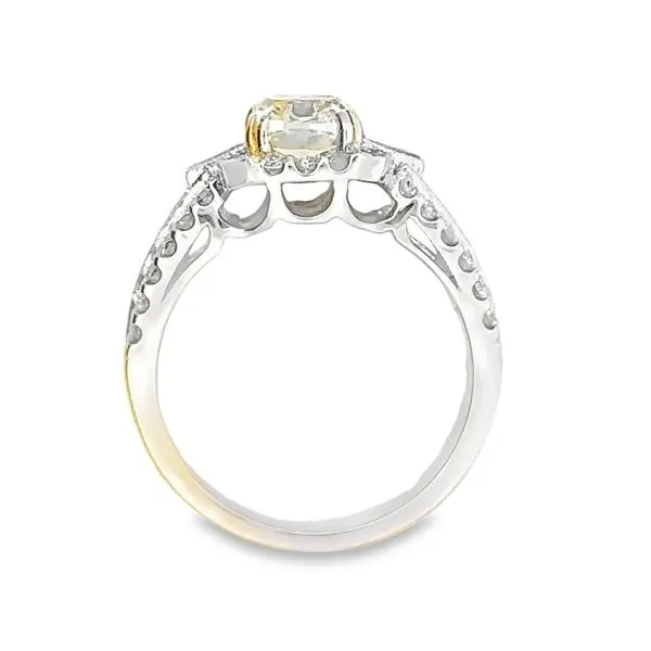 18KTT 1.52ct Yellow Diamond Ring 100-01119 Image 4 Monarch Jewelry Winter Park, FL
