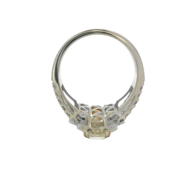 18KTT 1.52ct Yellow Diamond Ring 100-01119 Image 4 Monarch Jewelry Winter Park, FL