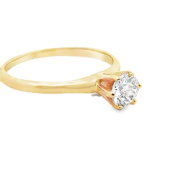0.57ct Old Euro Cut Diamond Solitaire 100-01151 Image 3 Monarch Jewelry Winter Park, FL