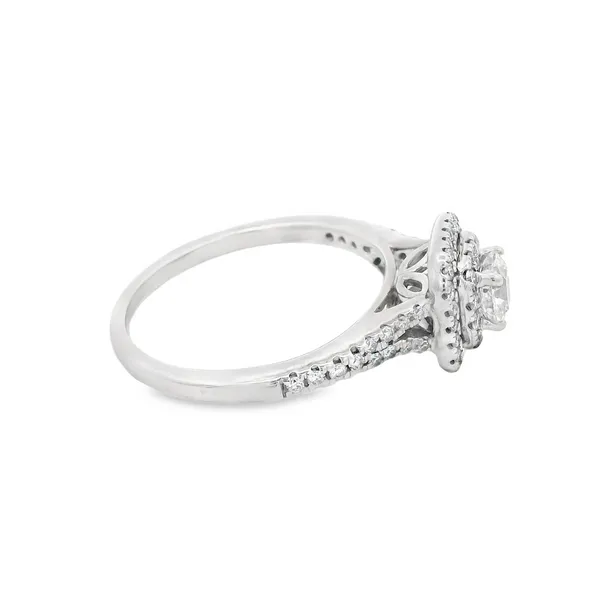 Radiant Cut Halo Engagement Ring 100-01154 Image 3 Monarch Jewelry Winter Park, FL