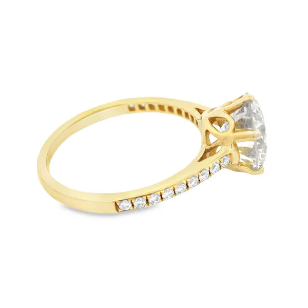 2.56carat Round Natural Diamond Engagement Ring 100-01158 Image 3 Monarch Jewelry Winter Park, FL