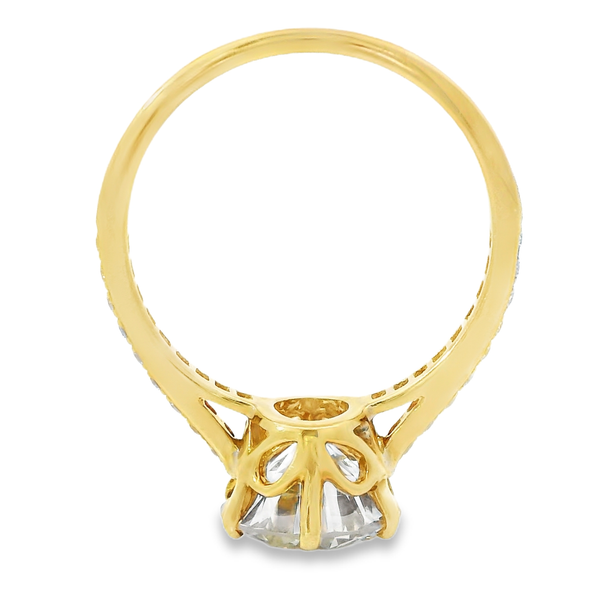 2.56carat Round Natural Diamond Engagement Ring 100-01158 Image 5 Monarch Jewelry Winter Park, FL