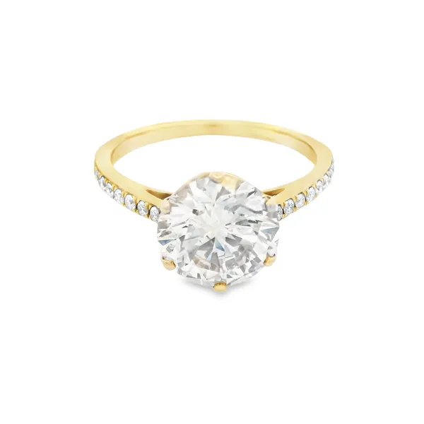 2.56carat Round Natural Diamond Engagement Ring 100-01158 Monarch Jewelry Winter Park, FL