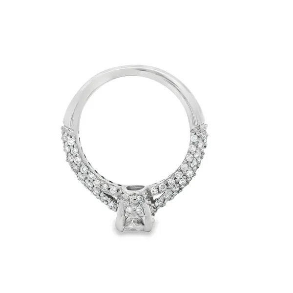 14K White Gold Oval Diamond Engagement Ring Image 4 Monarch Jewelry Winter Park, FL