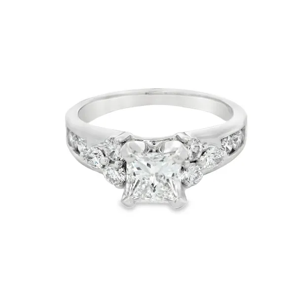 14K White Gold Princess Diamond Engagement Ring Monarch Jewelry Winter Park, FL