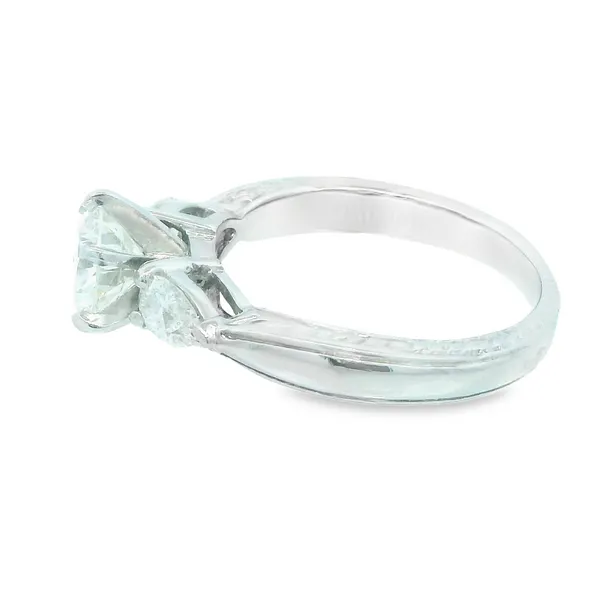 Platinum Three Stone Diamond Engagement Ring Image 2 Monarch Jewelry Winter Park, FL