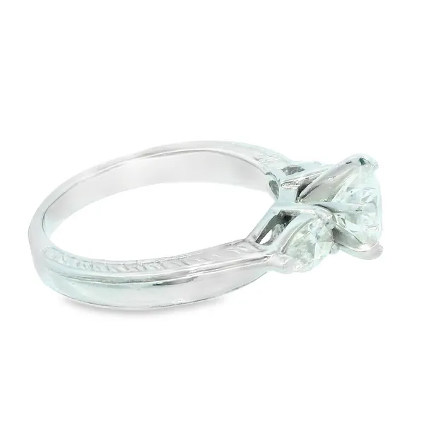 Platinum Three Stone Diamond Engagement Ring Image 3 Monarch Jewelry Winter Park, FL