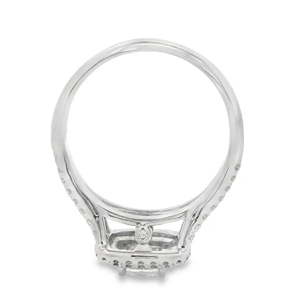14K White Gold Diamond Engagement Ring Image 4 Monarch Jewelry Winter Park, FL