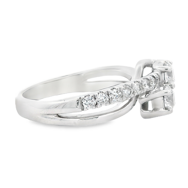 14Karat White Gold Diamond Engagement Ring Image 4 Monarch Jewelry Winter Park, FL