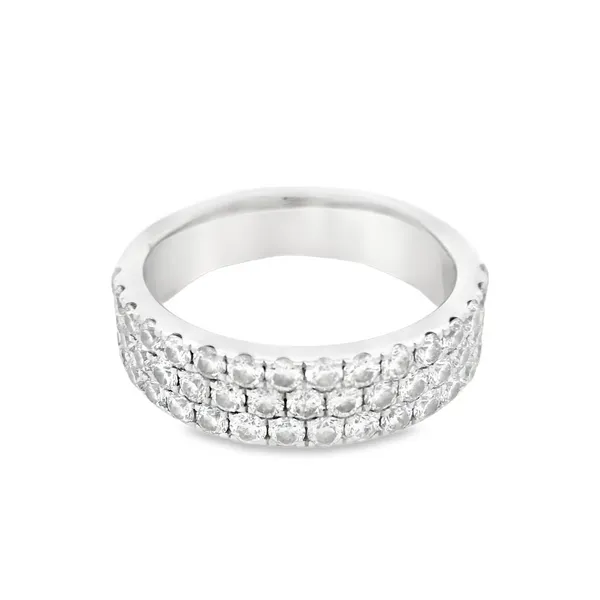 14 Karat White Gold Diamond Wedding Band Monarch Jewelry Winter Park, FL