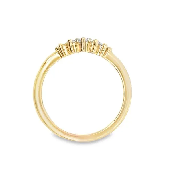 14Karat Yellow Gold Contour Band 110-00558 Image 3 Monarch Jewelry Winter Park, FL