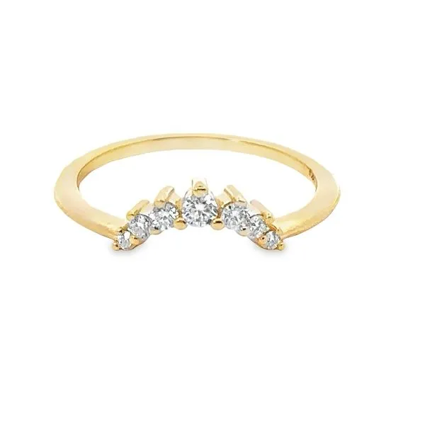 14Karat Yellow Gold Contour Band 110-00558 Monarch Jewelry Winter Park, FL