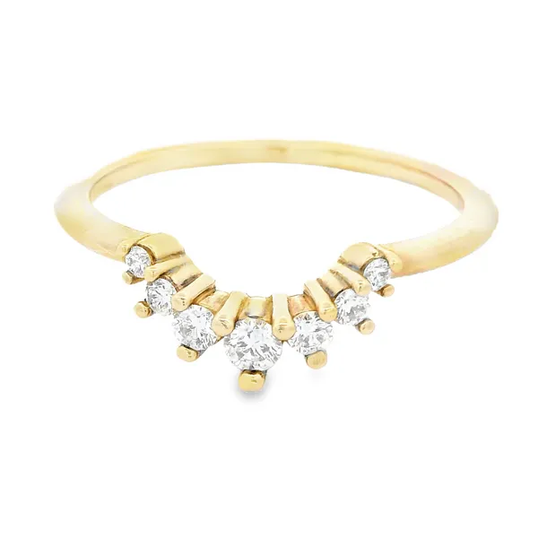 14Karat Yellow Gold Contour Band 110-00558 Monarch Jewelry Winter Park, FL