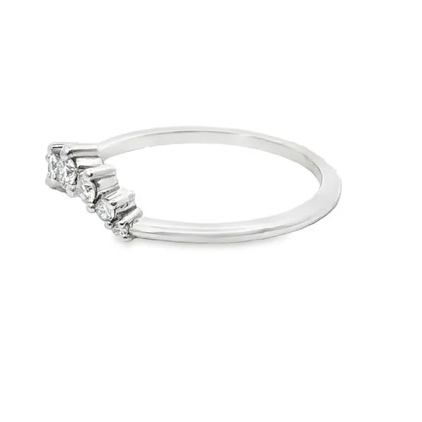14Karat White Gold Contour Band 110-00558 Image 2 Monarch Jewelry Winter Park, FL
