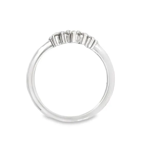 14Karat White Gold Contour Band 110-00558 Image 3 Monarch Jewelry Winter Park, FL