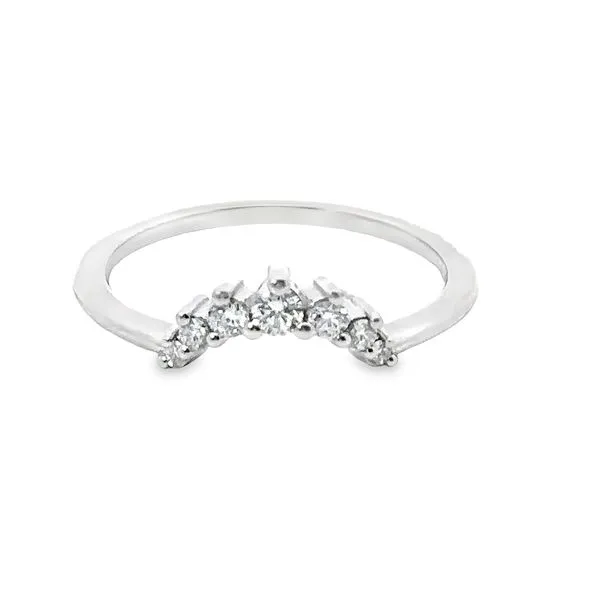 14Karat White Gold Contour Band 110-00558 Monarch Jewelry Winter Park, FL
