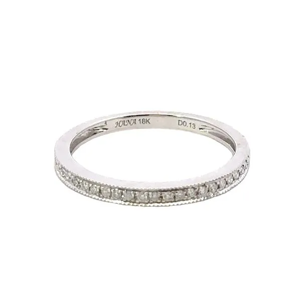 0.13ctw 18 Karat White Gold Wedding Band 110-00571 Image 3 Monarch Jewelry Winter Park, FL