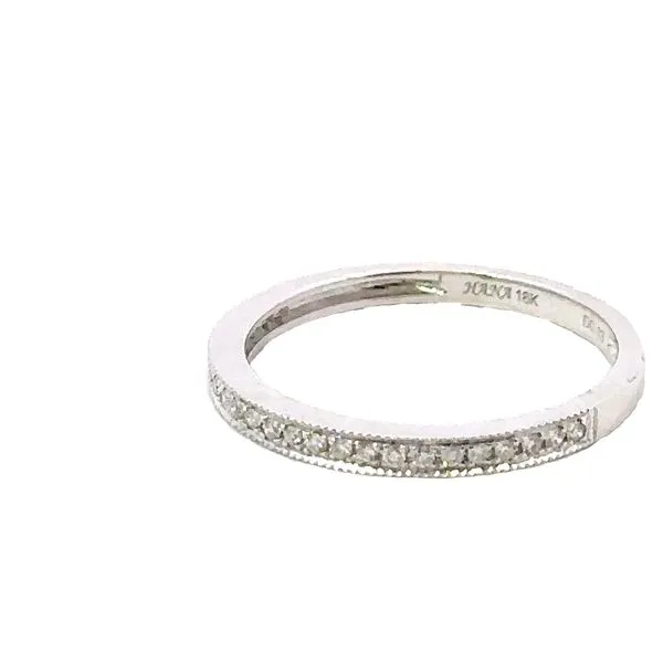 0.13ctw 18 Karat White Gold Wedding Band 110-00571 Monarch Jewelry Winter Park, FL
