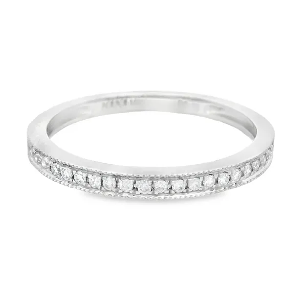 0.13ctw 18 Karat White Gold Wedding Band 110-00571 Monarch Jewelry Winter Park, FL