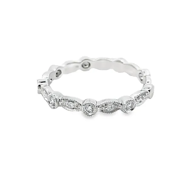 0.11ctw Milgrain Wedding Band 110-00575 Image 3 Monarch Jewelry Winter Park, FL