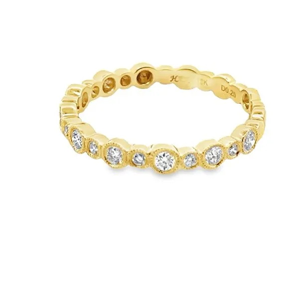 0.25ctw 18 Karat Yellow Gold Wedding Band 110-00579 Image 5 Monarch Jewelry Winter Park, FL