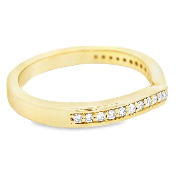 14K Yellow Gold Diamond Anniversary Wedding Band Image 2 Monarch Jewelry Winter Park, FL