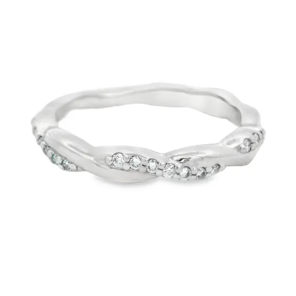 Platinum Twist Band 110-00610 Image 2 Monarch Jewelry Winter Park, FL