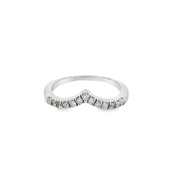 14K White Gold Diamond Wedding Band Monarch Jewelry Winter Park, FL