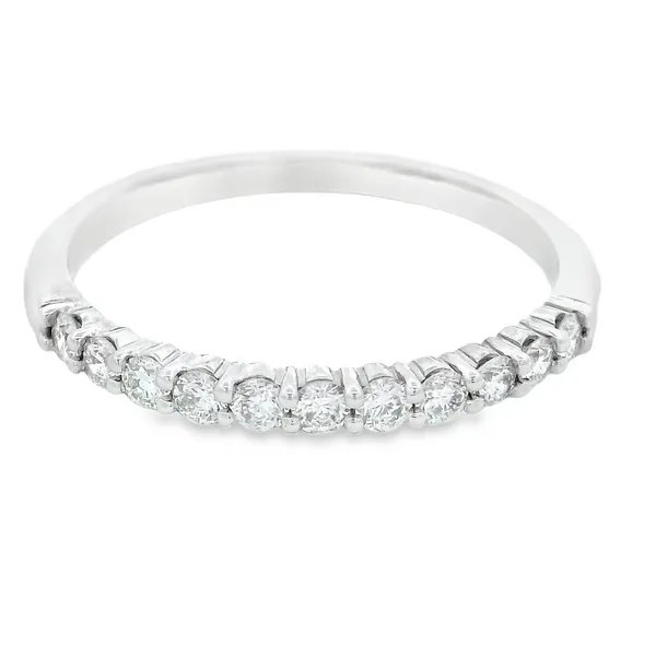 14K White Gold Women's Diamond Wedding Band Monarch Jewelry Winter Park, FL