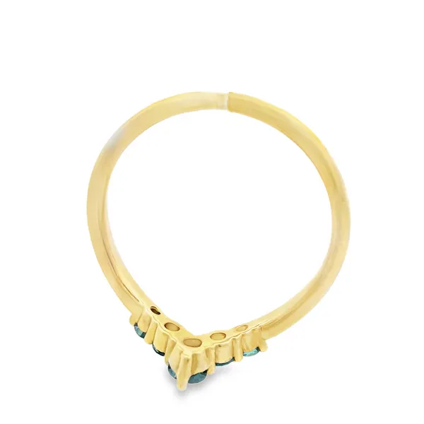 14K Yellow Gold Women's Diamond Wedding Band Image 3 Monarch Jewelry Winter Park, FL