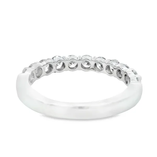 14K White Gold Diamond Wedding Band Image 3 Monarch Jewelry Winter Park, FL